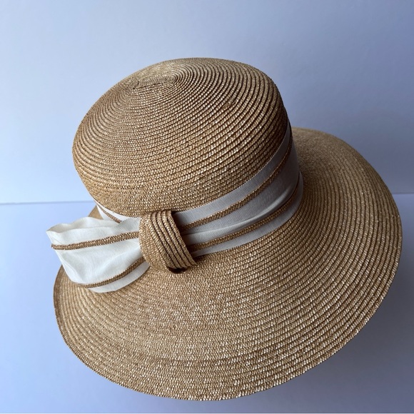 Vintage 1980’s Andrē Wide Brim Straw Hat - Picture 9 of 9